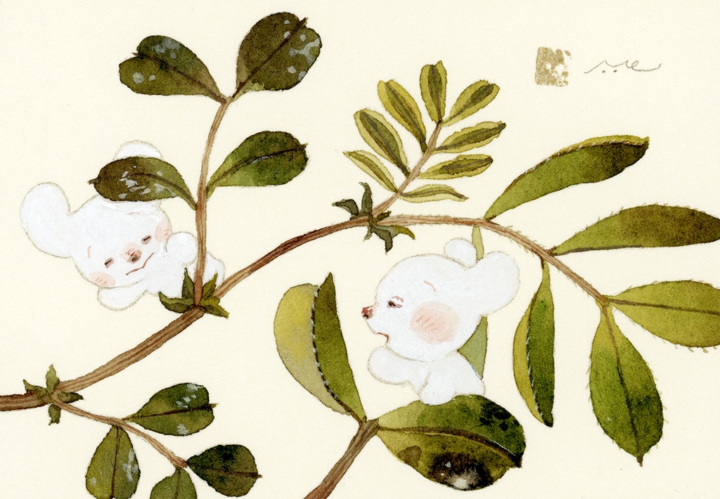 長い冬をこえて【額付ミニ原画】