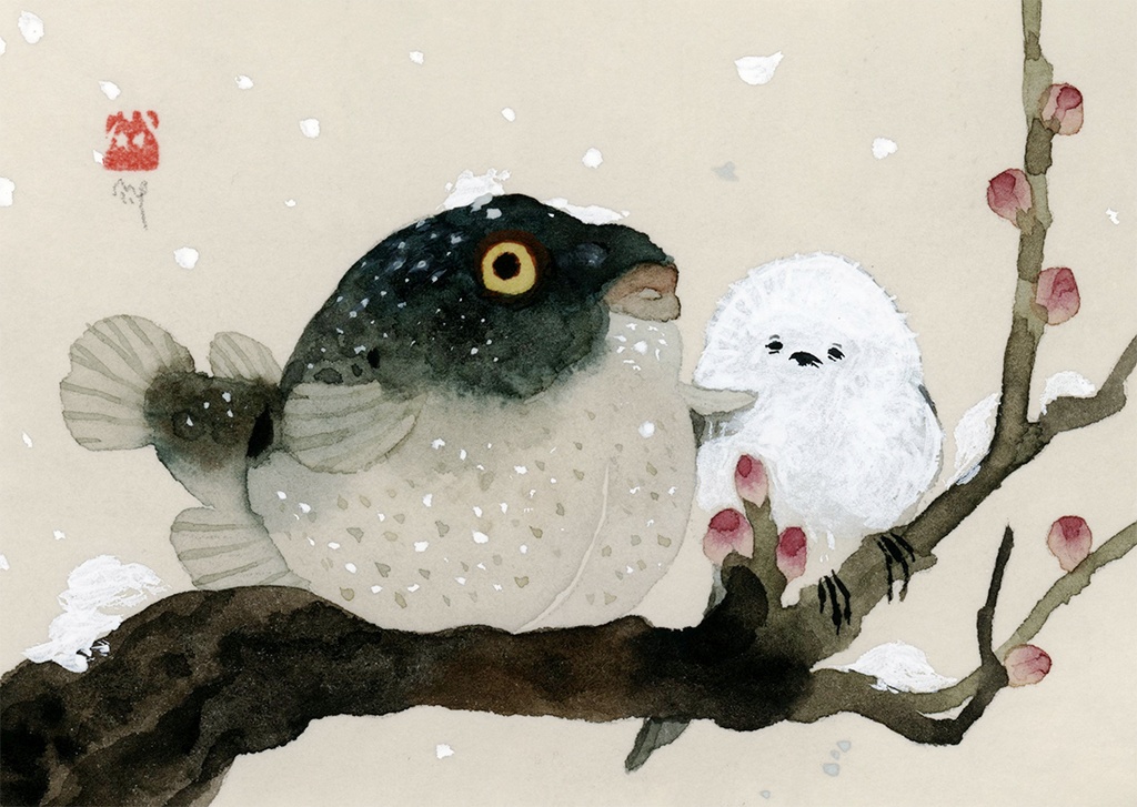 誰【額付ミニ原画】