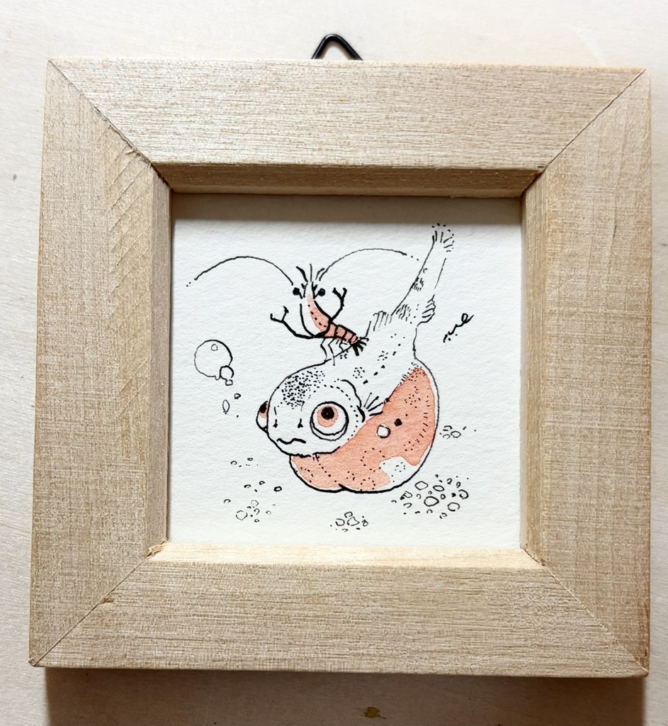 浅瀬【額付ミニ原画】