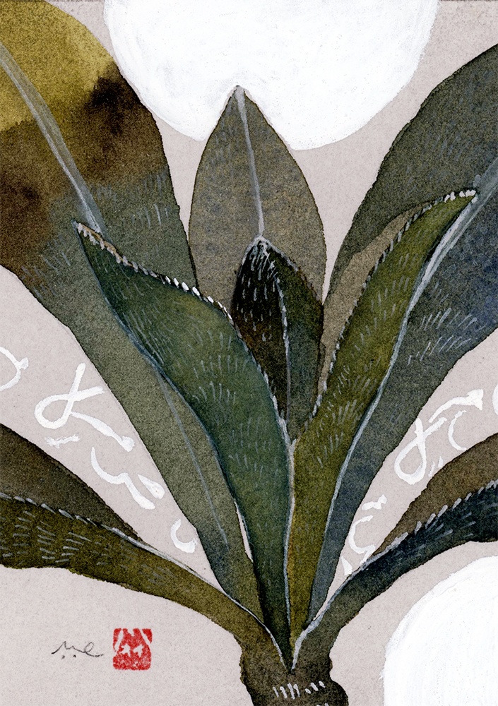 わかばのコーラス【額付ミニ原画】