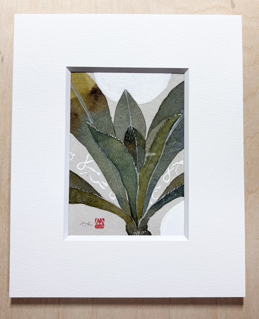 わかばのコーラス【額付ミニ原画】