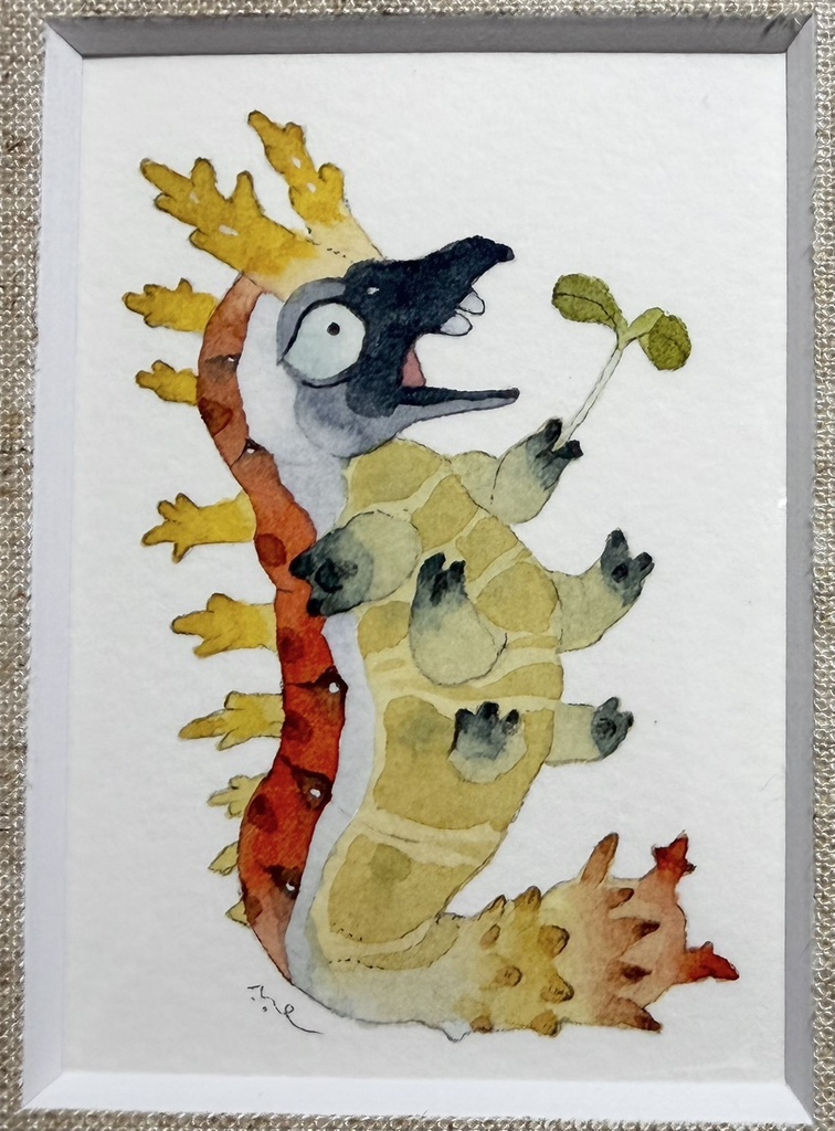 どくとげムイモン【額付ミニ原画】