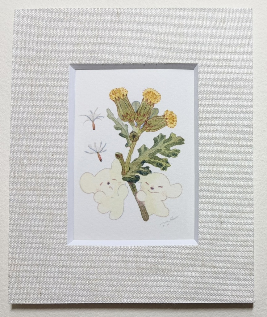 のぼろぎく【額付ミニ原画】