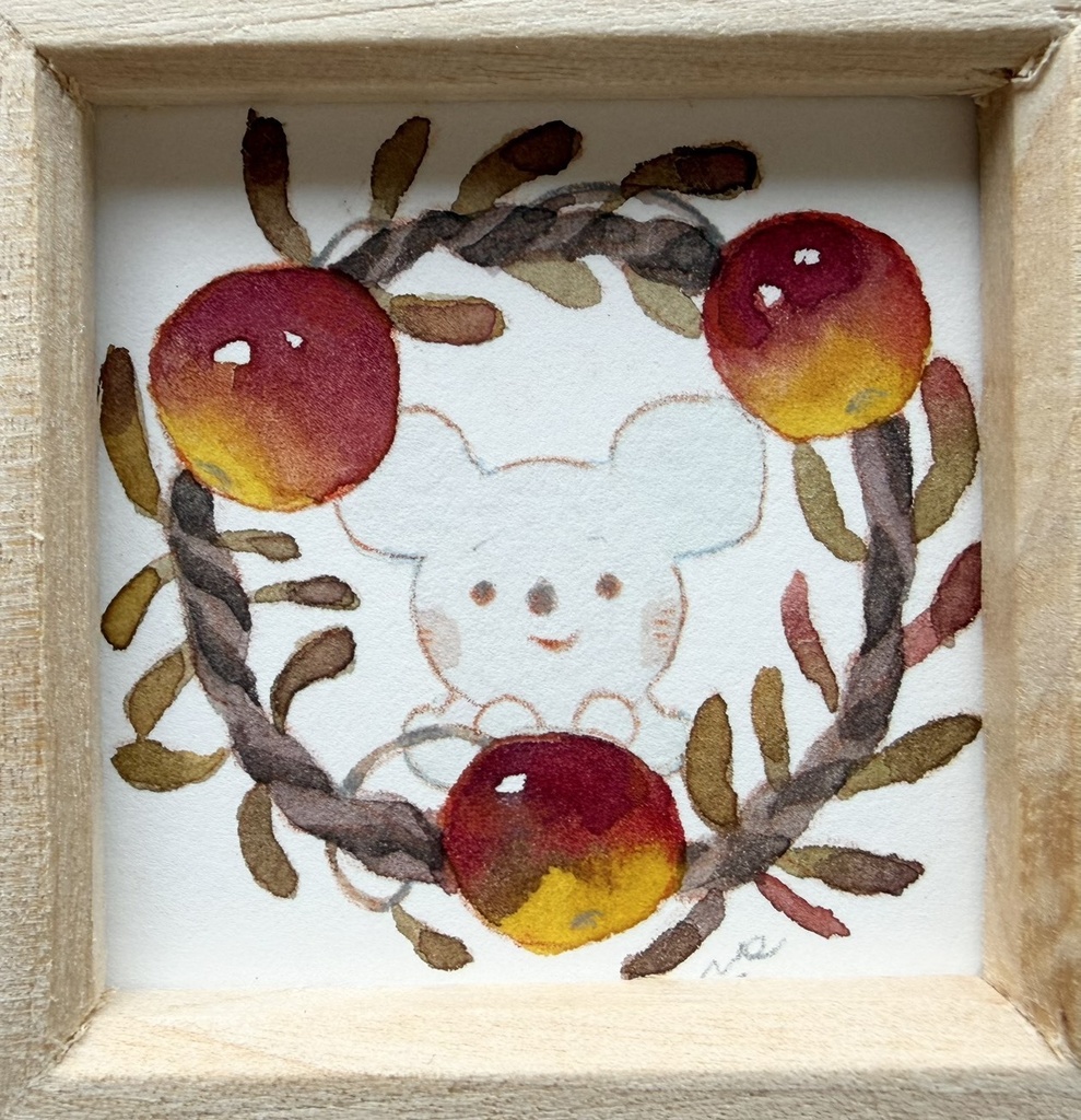 君に捧ぐリング【額付ミニ原画】