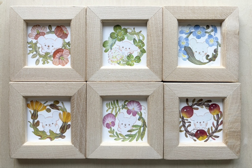 君に捧ぐリング【額付ミニ原画】