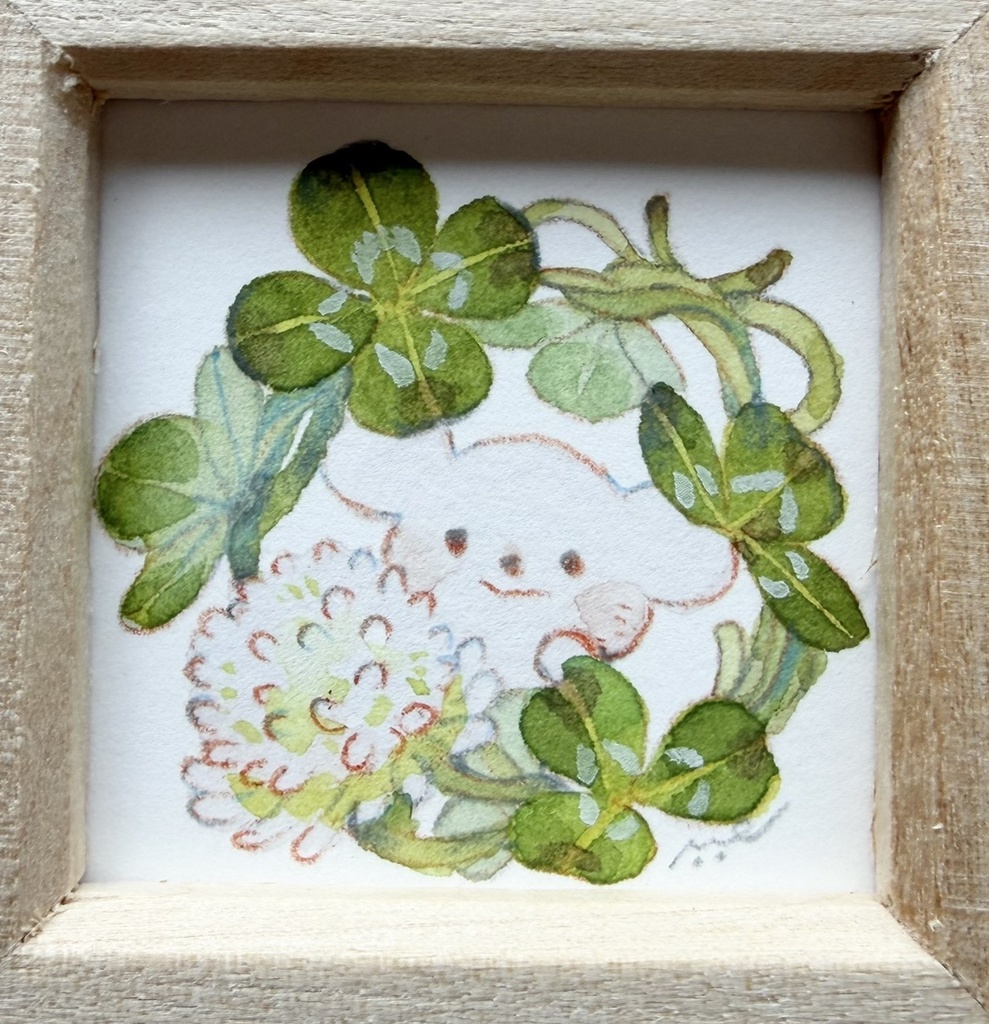 君に捧ぐリング【額付ミニ原画】