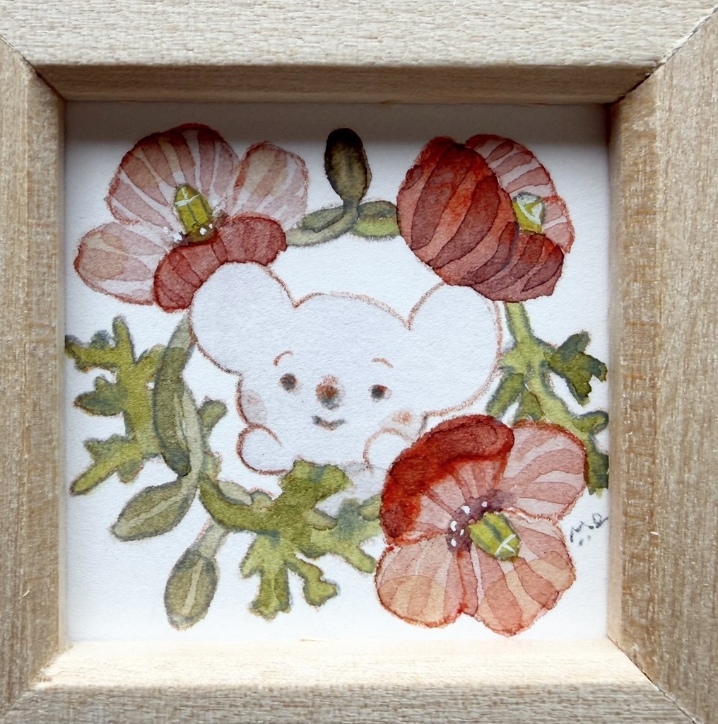 君に捧ぐリング【額付ミニ原画】