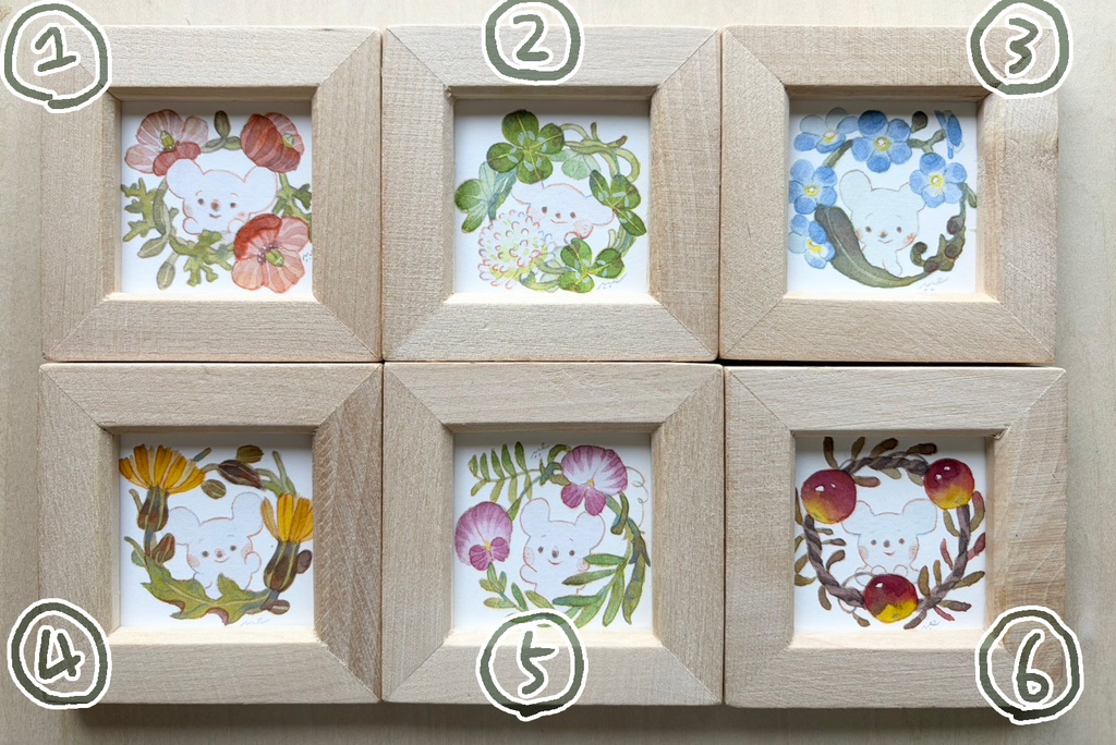 君に捧ぐリング【額付ミニ原画】