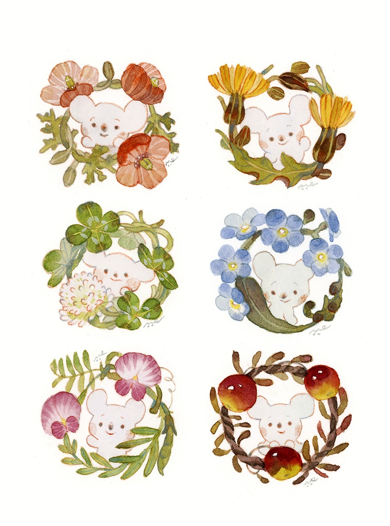 君に捧ぐリング【額付ミニ原画】