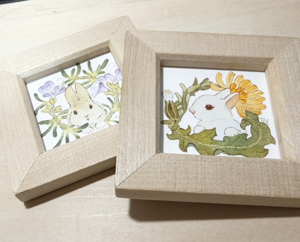 おいしいリング【額付ミニ原画】