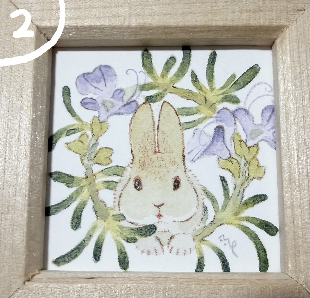 おいしいリング【額付ミニ原画】