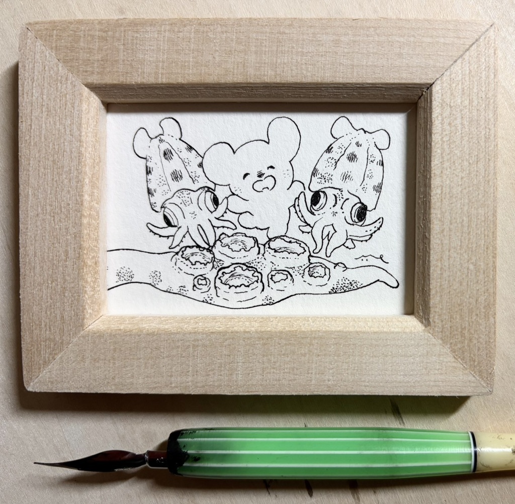 いかほうだい【額付ミニ原画】