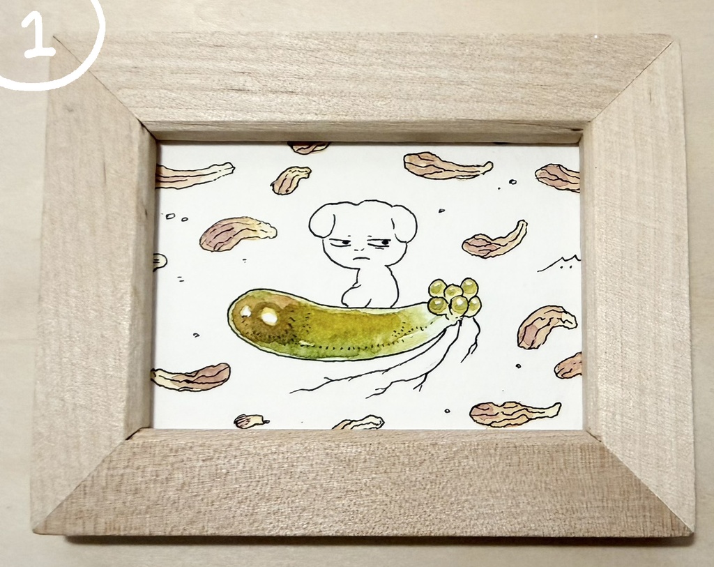 しゅらちゃんとぼく【ミニ原画】
