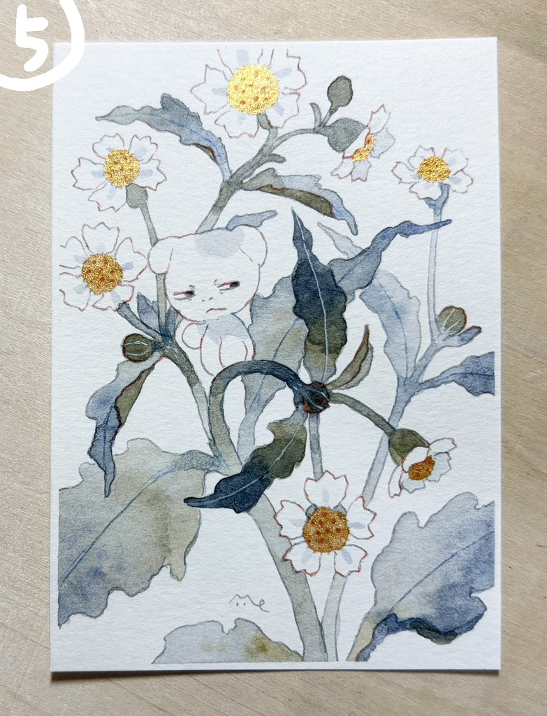 星を踏んで歩いた【ミニ原画】