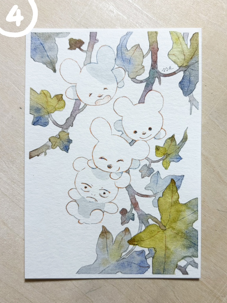 星を踏んで歩いた【ミニ原画】