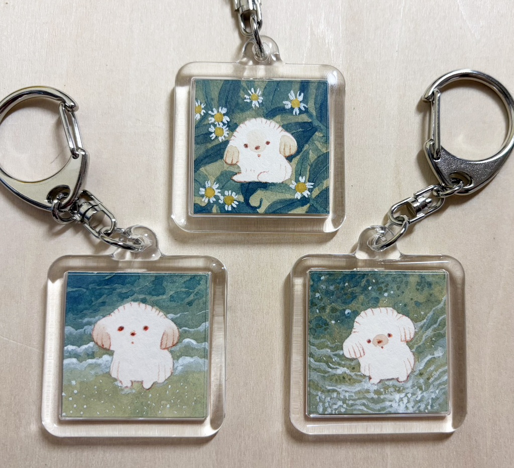 蒼のかけらたち【原画キーホルダー】