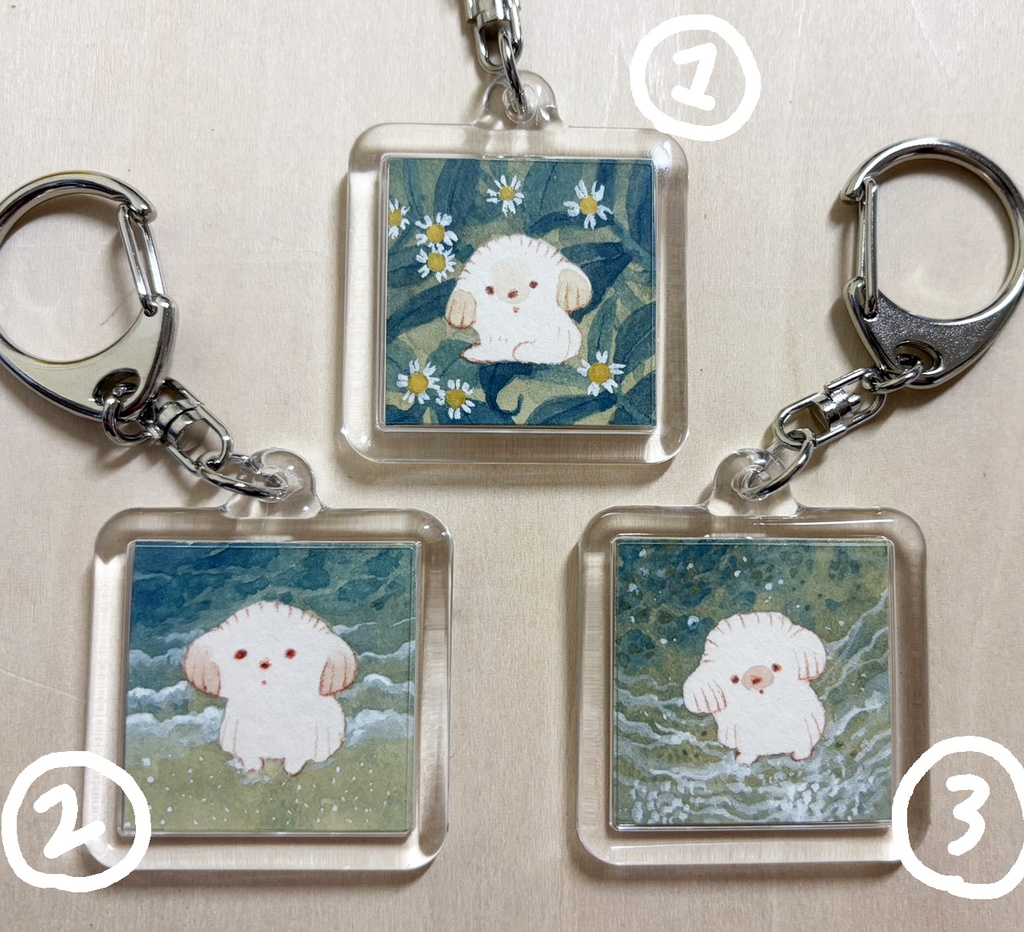 蒼のかけらたち【原画キーホルダー】