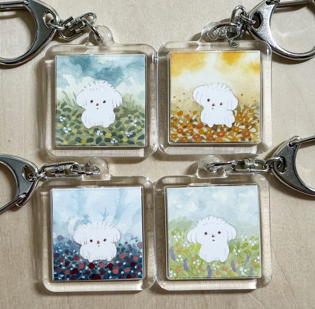33mmの野原【原画キーホルダー】
