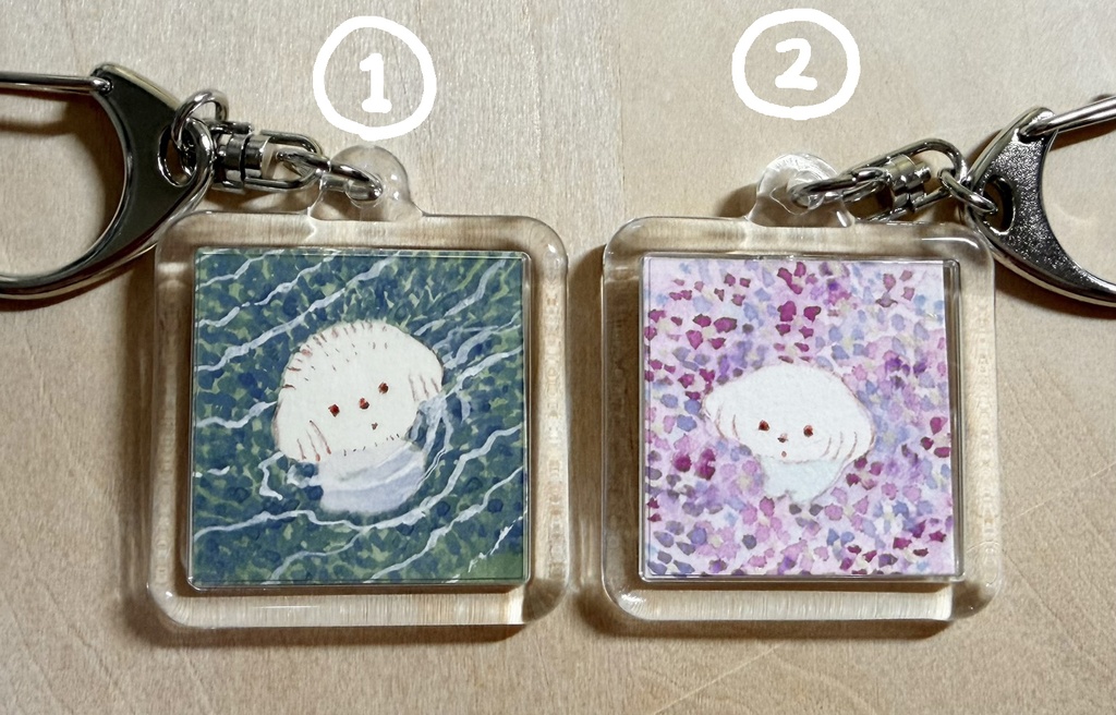 またたきの夢【原画キーホルダー】