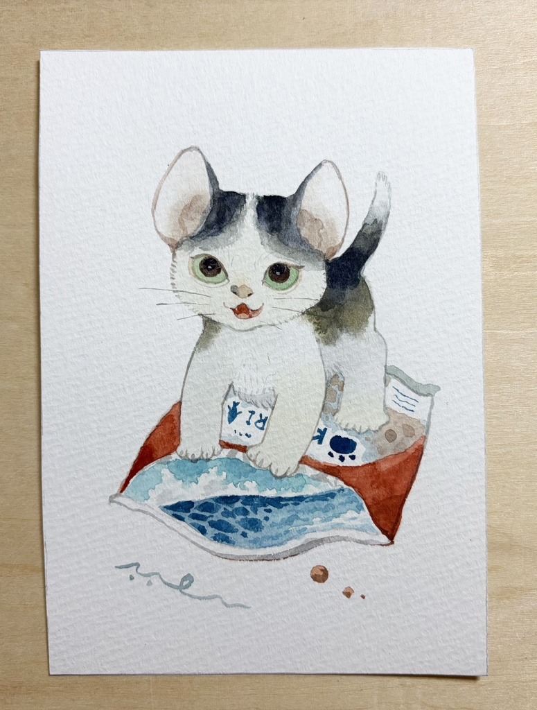昔の話【原画/額なし/写真L判】