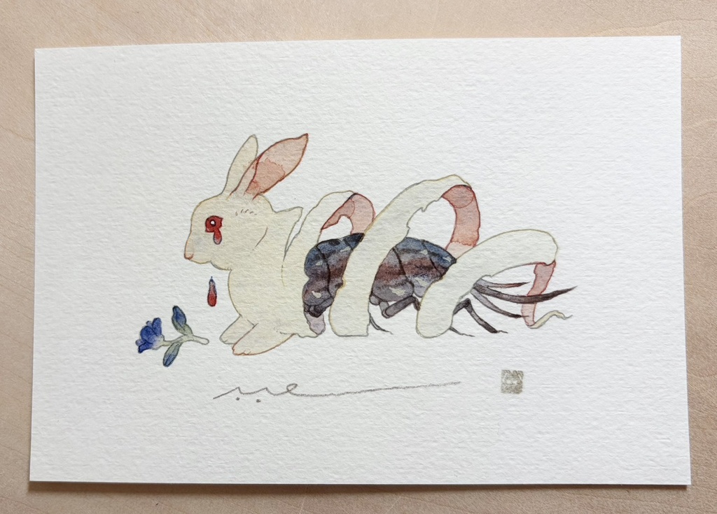 カモフラージュ【原画/額なし/ハガキ判】