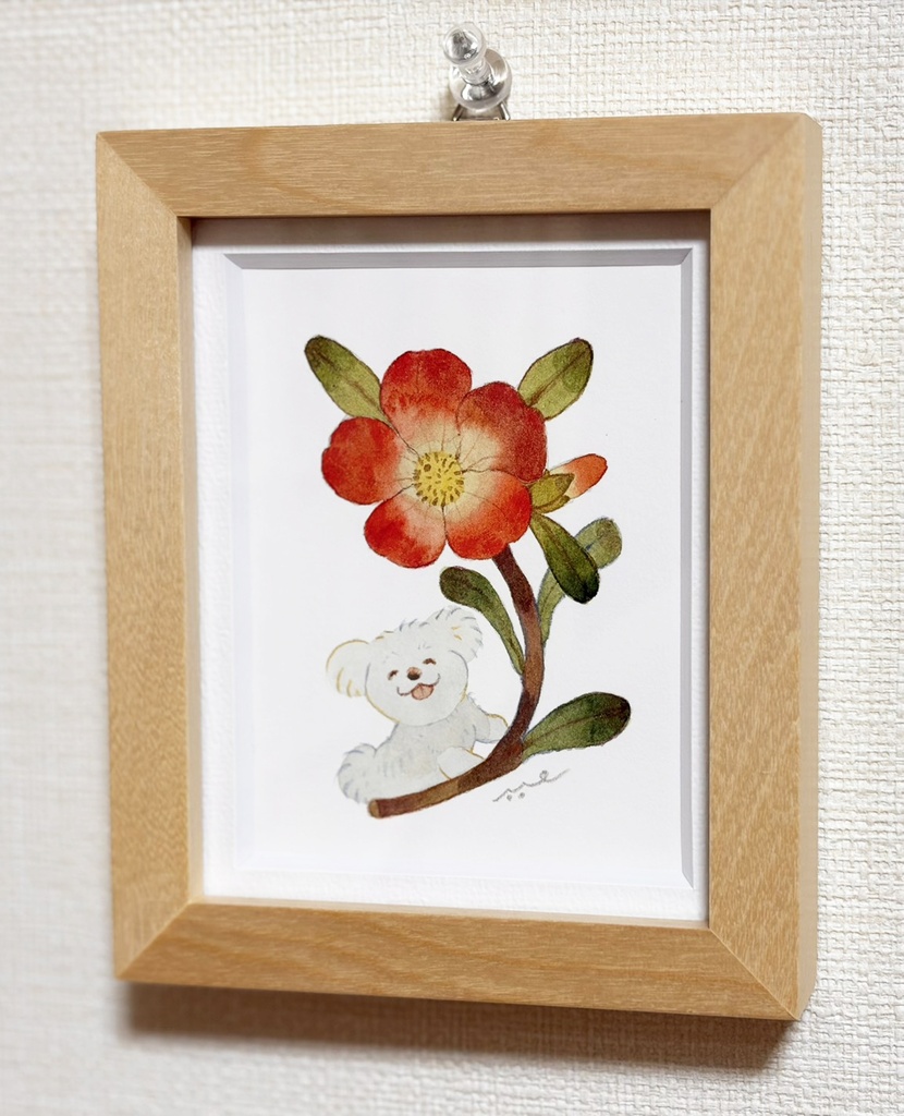 笑顔さんさん【額装小作品】