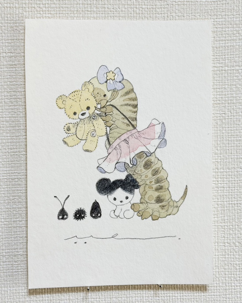淑女の幼虫【原画/額なし/写真L判】