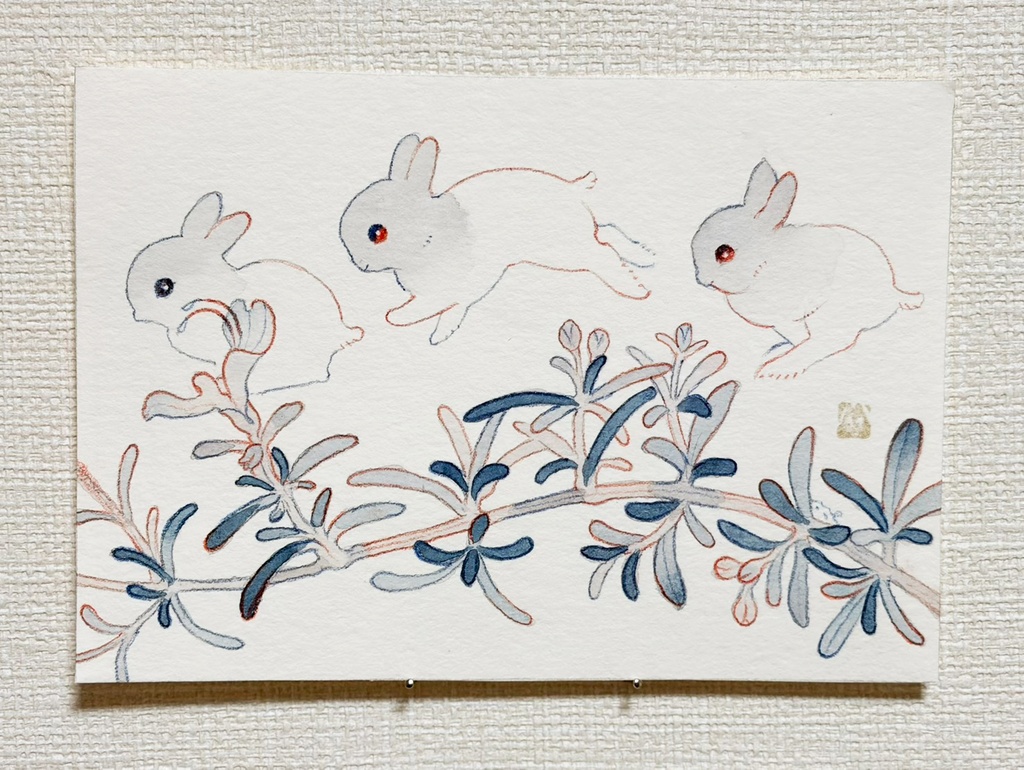 僕がにげちゃうよ【原画/額なし/写真L判】