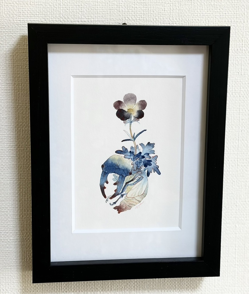 夢のおわりに【原画額装品】