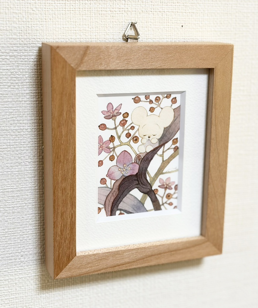 あしもとの光【原画/額装小作品】