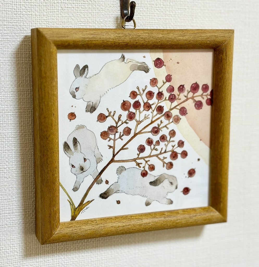 赤まる【原画額装小作品】