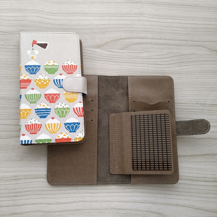 ごはん 手帳型スマホケース