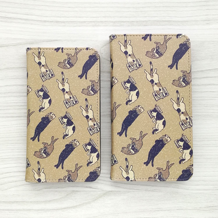 眠り猫BOOKS 手帳型スマホケース