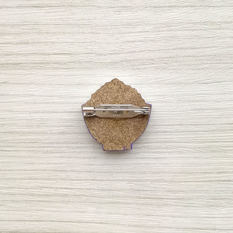 陶土ブローチ ごはん