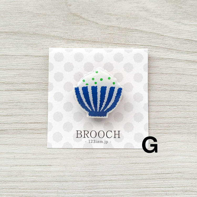 陶土ブローチ ごはん