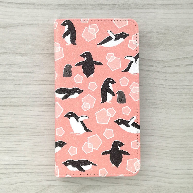 ペンギン 手帳型スマホケース
