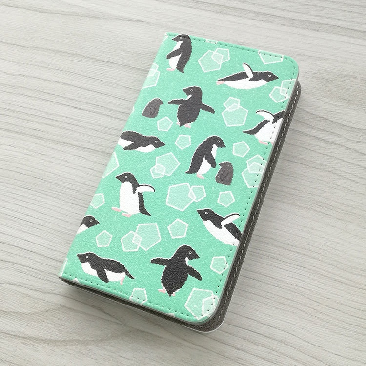ペンギン 手帳型スマホケース
