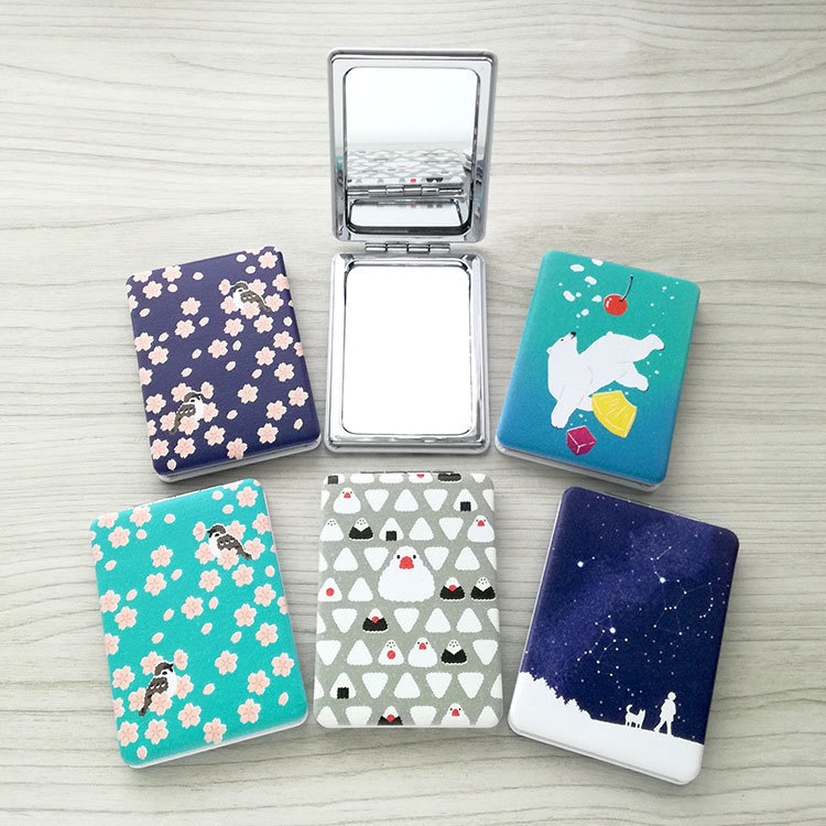 折りたたみコンパクトミラー 夜空の大三角