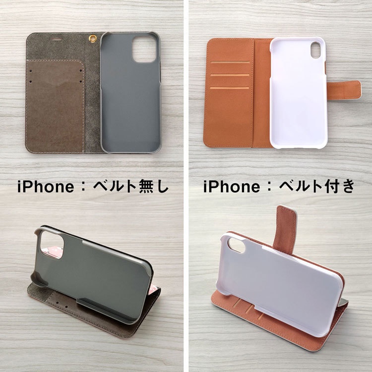 泳ぐアデリーペンギン 手帳型スマホケース