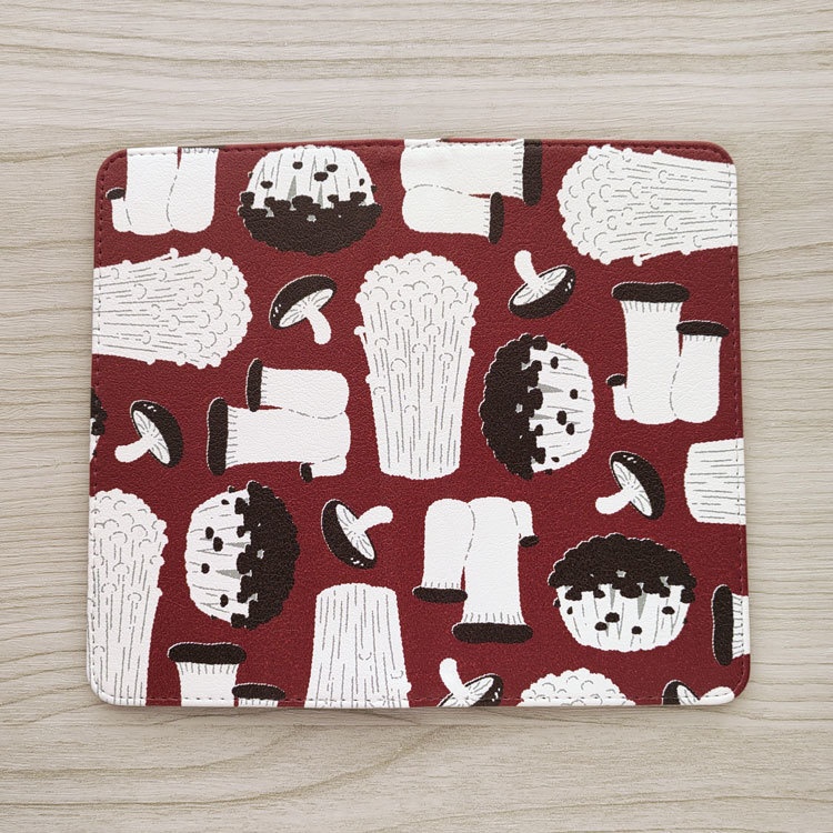 食用キノコ 手帳型スマホケース