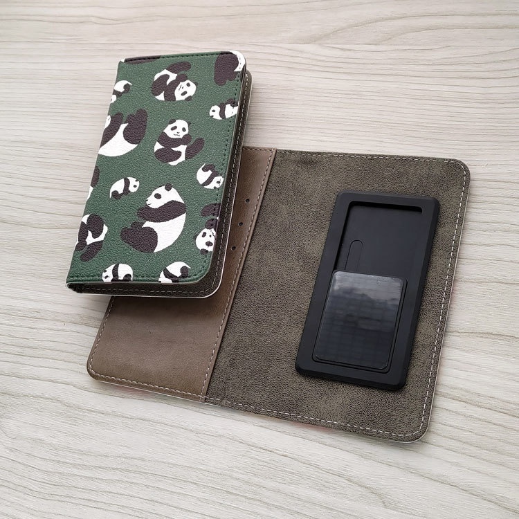 パンダ 手帳型スマホケース