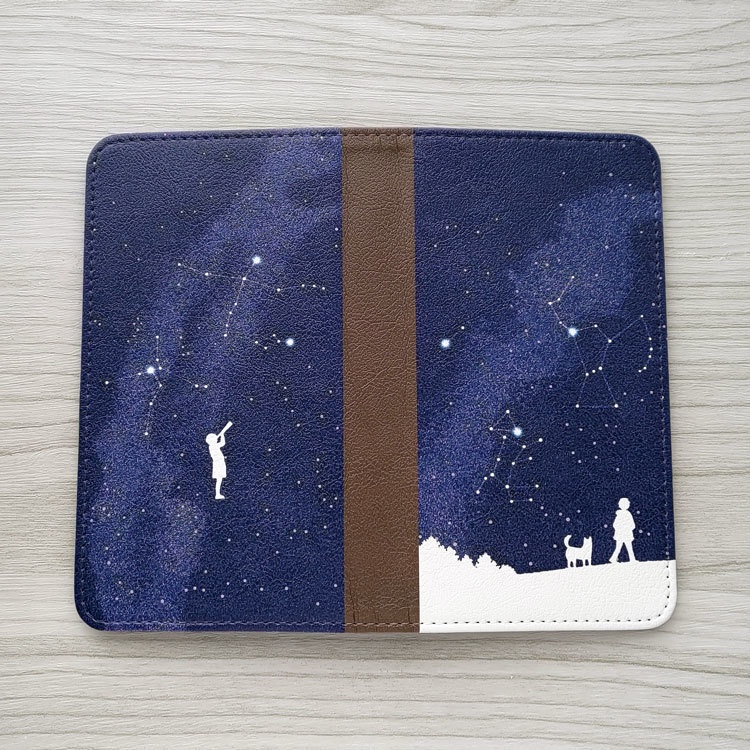 夜空の大三角 手帳型スマホケース