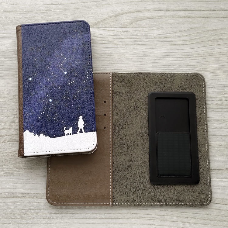 夜空の大三角 手帳型スマホケース