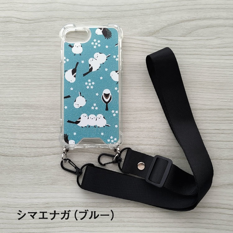 iPhone ネックストラップ付ケース
