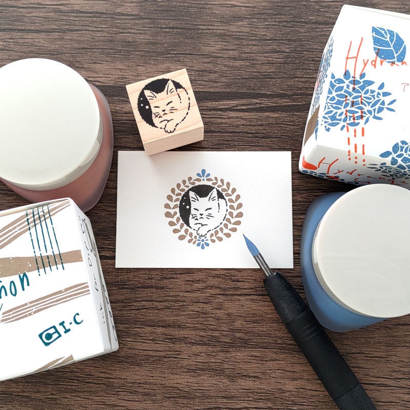 猫 ラバースタンプ
