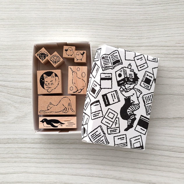 猫 ラバースタンプ