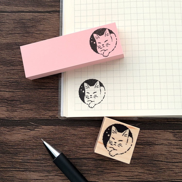 猫 ラバースタンプ