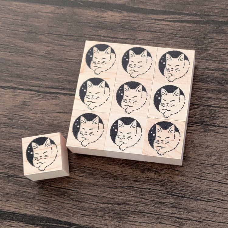 猫 ラバースタンプ