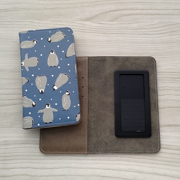 コウテイペンギン雛雪 手帳型スマホケース