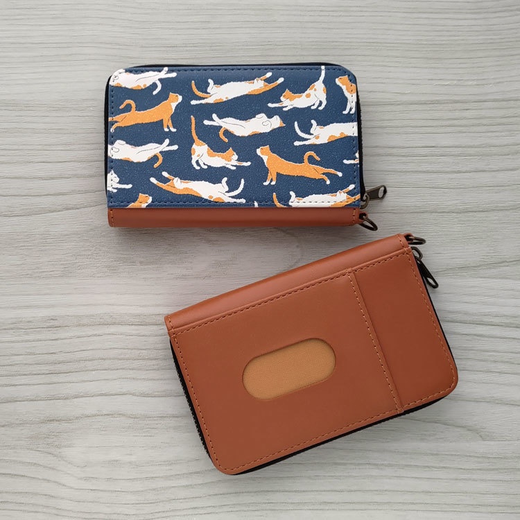 のびのび猫 パス&コインケース